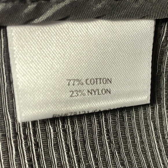 Eileen Fisher Blazer Womens Medium Gray Metallic Open Front Long 3/4 Sleeve - Picture 13 of 13